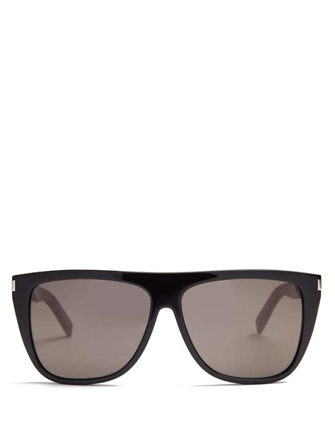 ysl mens sunglasses black friday|saint laurent flat top sunglasses.